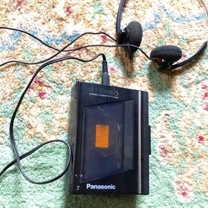 Panasonic vintage 80s Walkman stereo cassette player